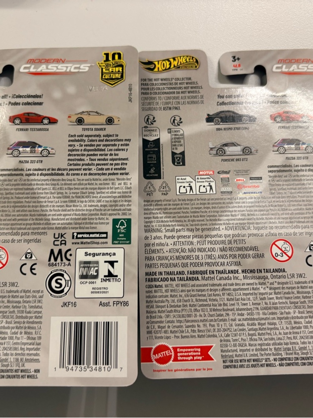 Hot Wheels Modern Classics Porsche 993 GT2 & 1994 Nismo 270R - Silver and Black - Picture 8 of 10